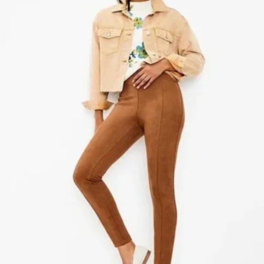 NWT LOFT Women's Faux Suede Leggings - (1) Size M and (1) Size: L